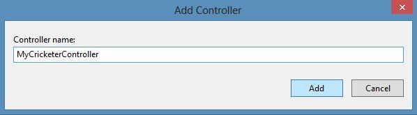 Adding Controller